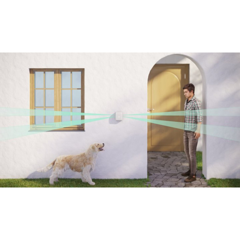 Ajax Бездротовий вуличний датчик руху "штора" DualCurtain Outdoor білий (000022070)