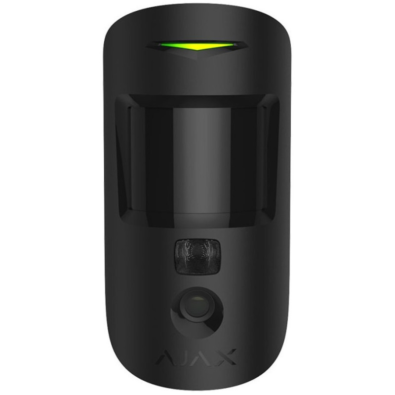Ajax Датчик руху з камерою MotionCam, PhOD,Бездротовий, Jeweller, Чорний (000027928)