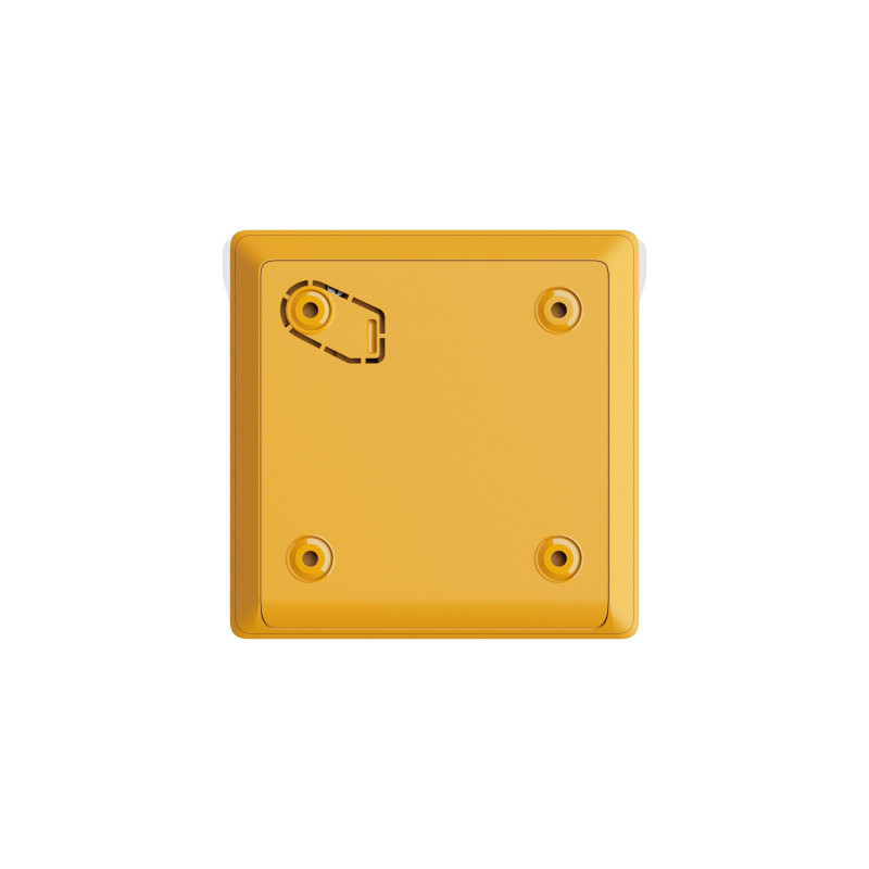 Ajax Бездротова настінна кнопка для активації пожежної тривоги вручну для житлових об'єктів Manual Call Point, jeweller, бездротовий, жовтий (000044795)