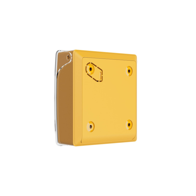 Ajax Бездротова настінна кнопка для активації пожежної тривоги вручну для житлових об'єктів Manual Call Point, jeweller, бездротовий, жовтий (000044795)