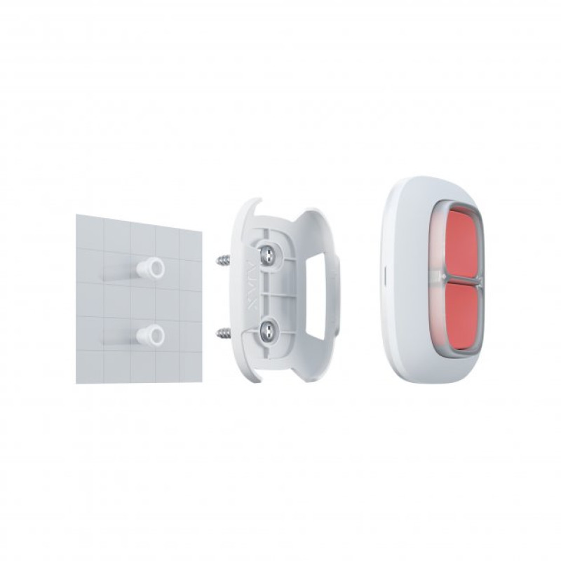 Ajax Бездротова кнопка DoubleButton біла (000020949)