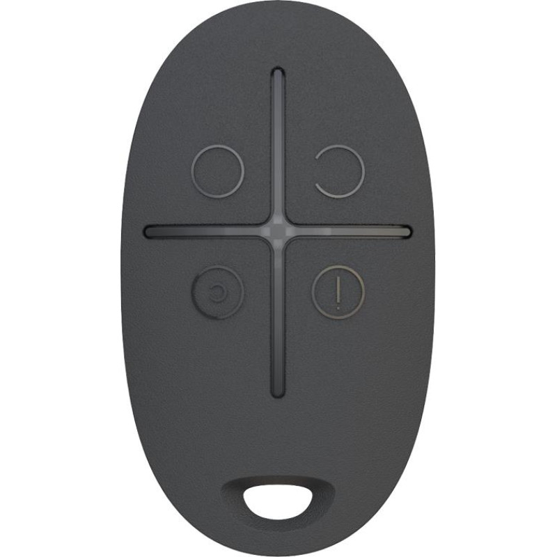 Ajax Брелок SpaceControl, Jeweller, 3V CR2032, чорний (000001156)