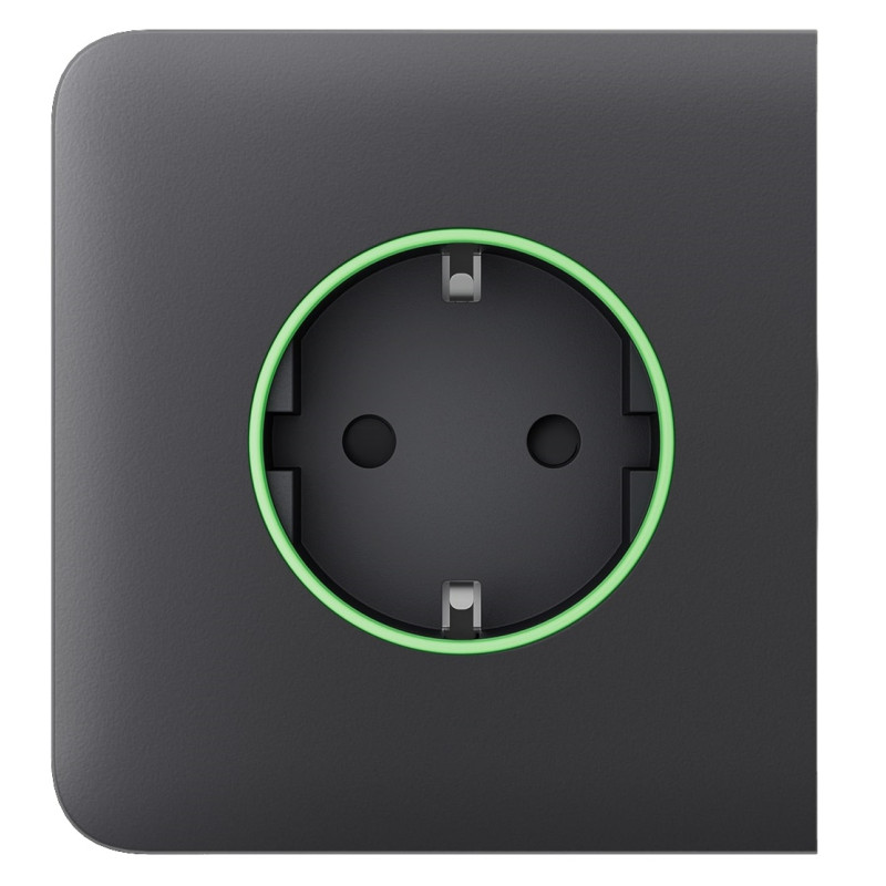 Ajax Бічна панель для вбудованої розетки SideCover for Outlet smart, Jeweler, бездротова, graphite (000038790)