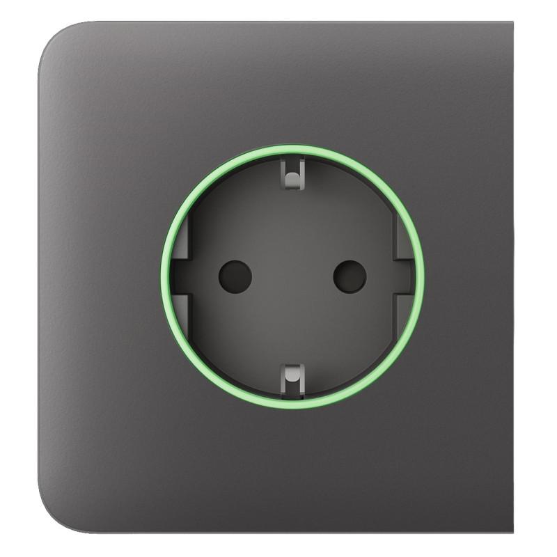 Ajax Бічна панель для вбудованої розетки SideCover for Outlet smart, Jeweler, бездротова, grey (000038808)