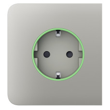Ajax Бічна панель для вбудованої розетки SideCover for Outlet smart, Jeweler, бездротова, oyster (000038786)