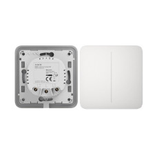 Ajax Вимикач двоклавішний LightSwitch білий (ALS2W)