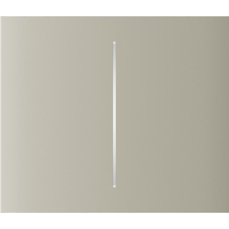 Ajax Кнопка центральна для двоклавішного вертикального вимикача CenterButton Vertical 2-gang for LightSwitch, Jeweler, бездротовий, ivory (000046479)