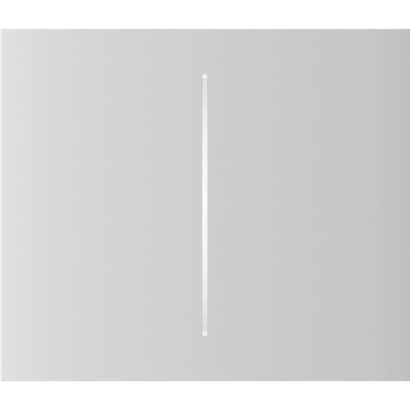 Ajax Кнопка центральна для двоклавішного вертикального вимикача CenterButton Vertical 2-gang for LightSwitch, Jeweler, бездротовий, білий (000046483)