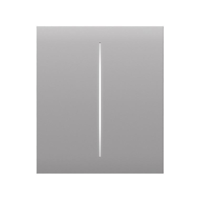 Ajax Кнопка центральна для двоклавішного вимикача CenterButton 2-gang for LightSwitch, Jeweler, бездротовий, fog (000029818)