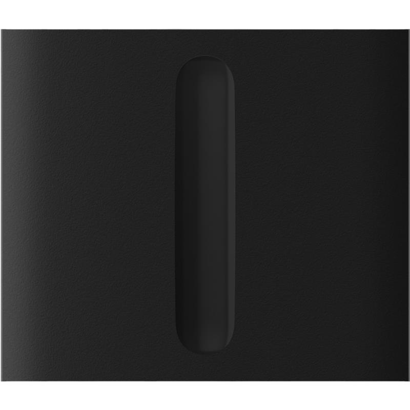 Ajax Кнопка центральна для одноклавішного вертикального вимикача димера CenterButton Dimmer Vertical 1-gang 2-way for LightSwitch, Jeweler, бездротовий, чорний (000051289)