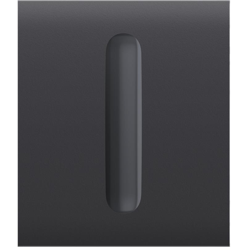 Ajax Кнопка центральна для одноклавішного вимикача димера CenterButton Dimmer 1-gang 2-way for LightSwitch, Jeweler, бездротовий, graphite (000051275)