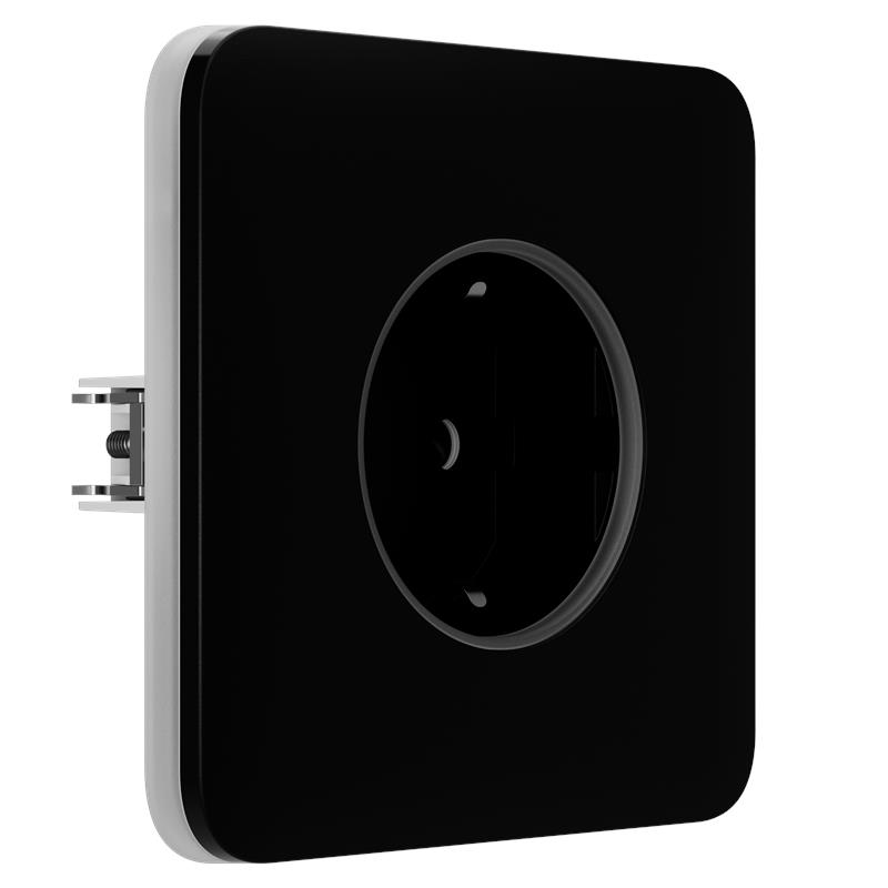 Ajax Передня панель для вбудованої розетки SoloCover for Outlet Basic, чорний (000046672)