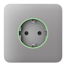 Ajax Передня панель для вбудованої розетки SoloCover for Outlet smart, Jeweler, бездротова, fog (000038802)