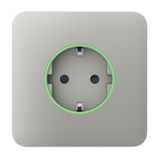 Ajax Передня панель для вбудованої розетки SoloCover for Outlet smart, Jeweler, бездротова, oyster (000038785)