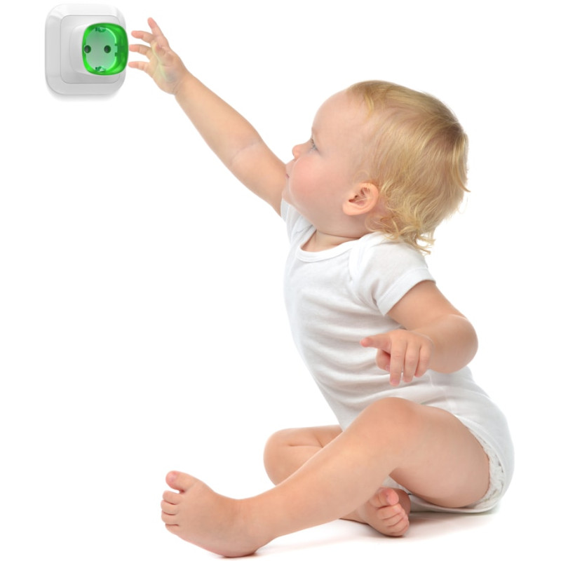 Ajax Розумна розетка з лічильником енергоспоживання Socket біла, Jeweller, 230V, 11А, 2.5 кВт (000012320)