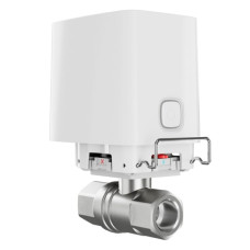 Ajax Розумний кульовий кран WaterStop 1/2" Jeweler, бездротовий, білий (000029710)
