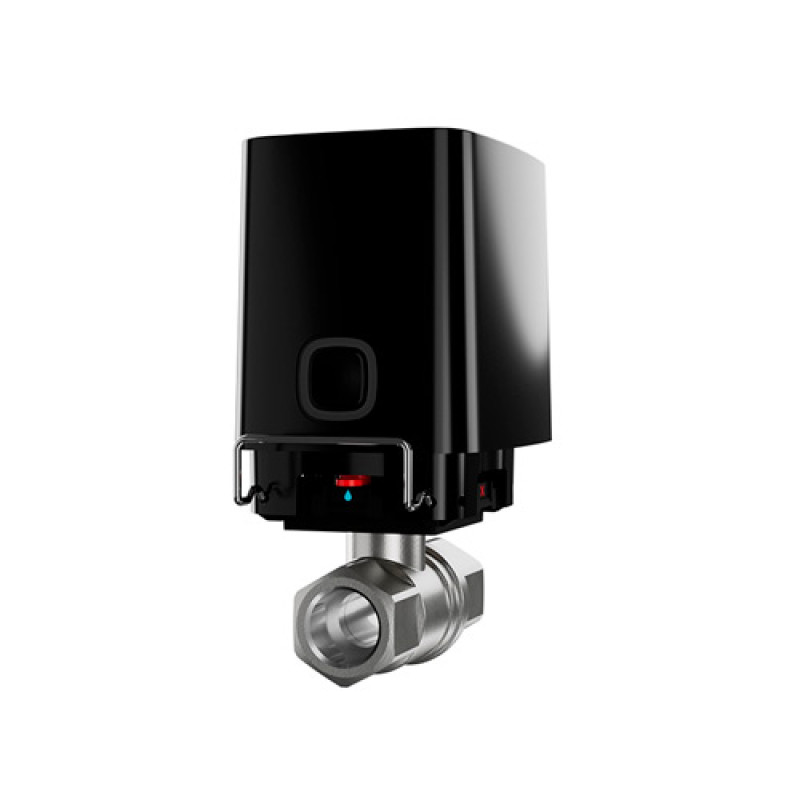 Ajax Розумний кульовий кран WaterStop 3/4" Jeweler, бездротовий, чорний (000029713)