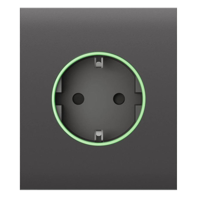 Ajax Центральна панель для вбудованої розетки CenterCover for Outlet smart, Jeweler, бездротова, grey (000038806)