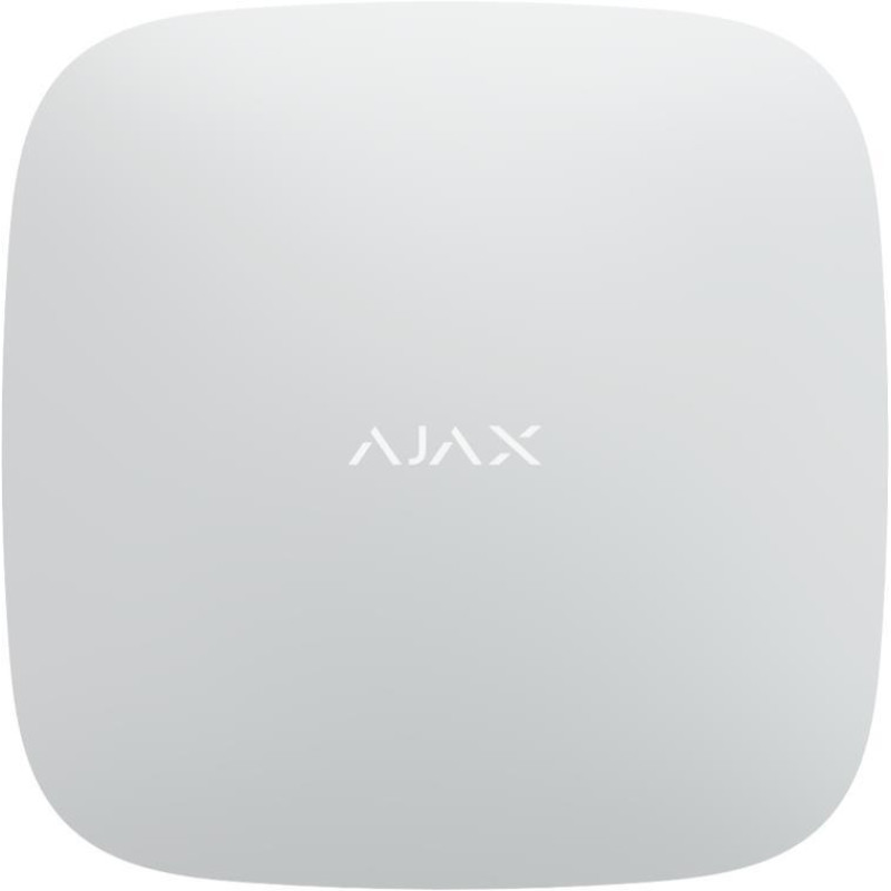 Ajax Інтелектуальна охоронна централь Hub 2 Plus, gsm, ethernet, wi-fi, jeweller, бездротова, білий (000018791)