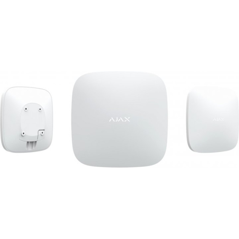 Ajax Інтелектуальна охоронна централь Hub 2 Plus, gsm, ethernet, wi-fi, jeweller, бездротова, білий (000018791)