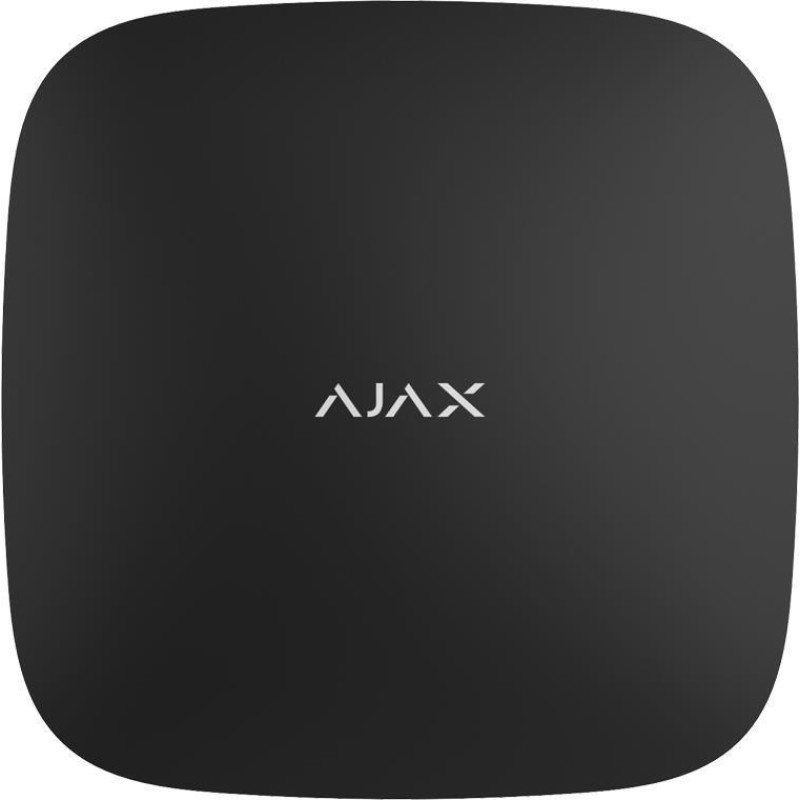 Ajax Інтелектуальна охоронна централь Hub 2 Plus, gsm, ethernet, wi-fi, jeweller, бездротова, чорний (000018790)