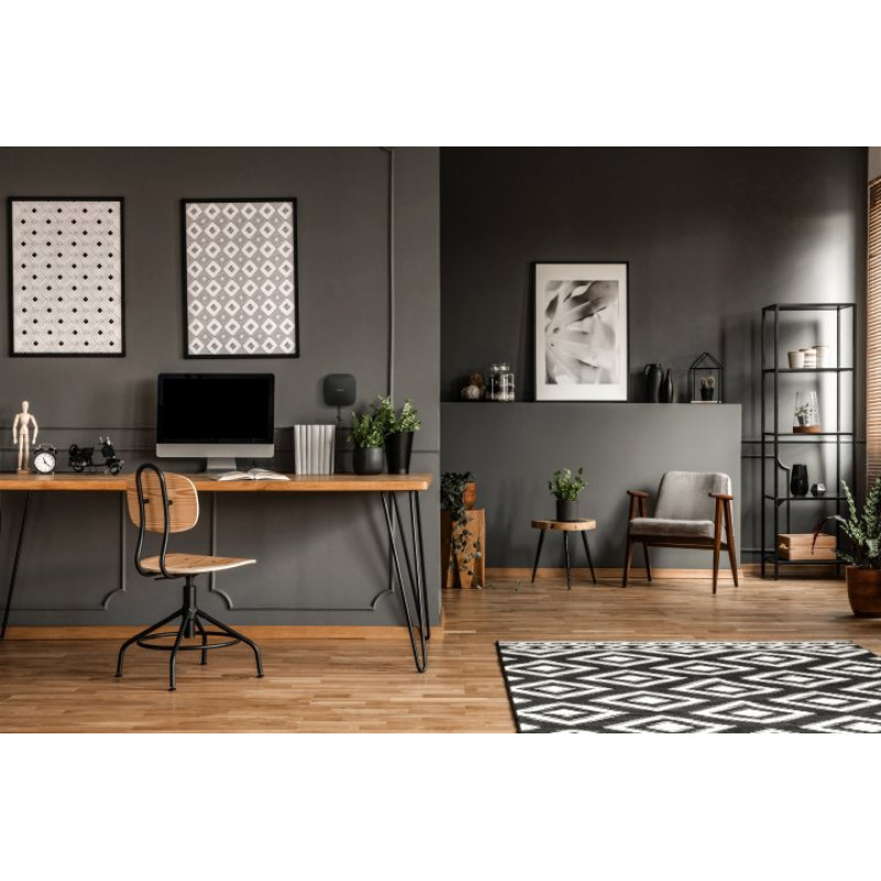 Ajax Інтелектуальна охоронна централь Hub 2 Plus, gsm, ethernet, wi-fi, jeweller, бездротова, чорний (000018790)