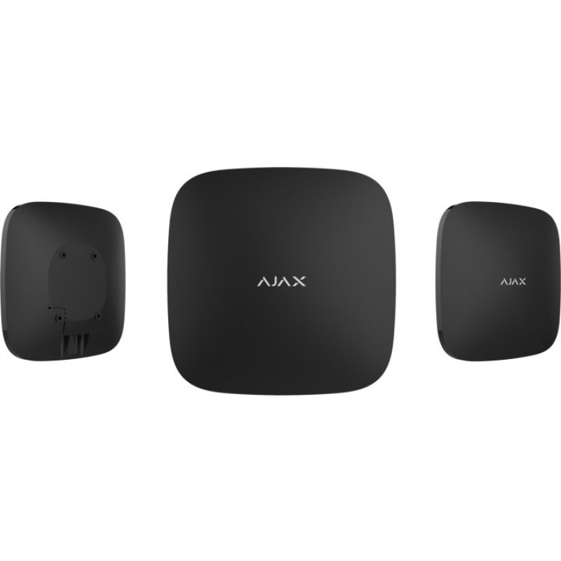 Ajax Інтелектуальна охоронна централь Hub 2, модуль 4G, ethernet, jeweller, бездротова, чорний (000026661)