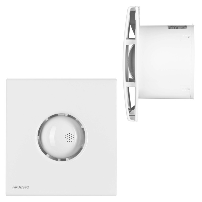 ARDESTO Витяжний вентилятор BFC-100W 15 Вт, 70 м3/г, 2400 об./хв., 30 дБ, білий (BFC-100W)