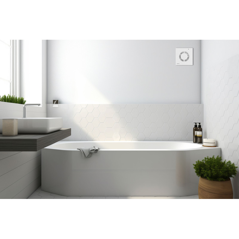 ARDESTO Витяжний вентилятор BFO-120W 20 Вт, 150 м3/г, 2300 об./хв., 35 дБ, білий (BFO-120W)