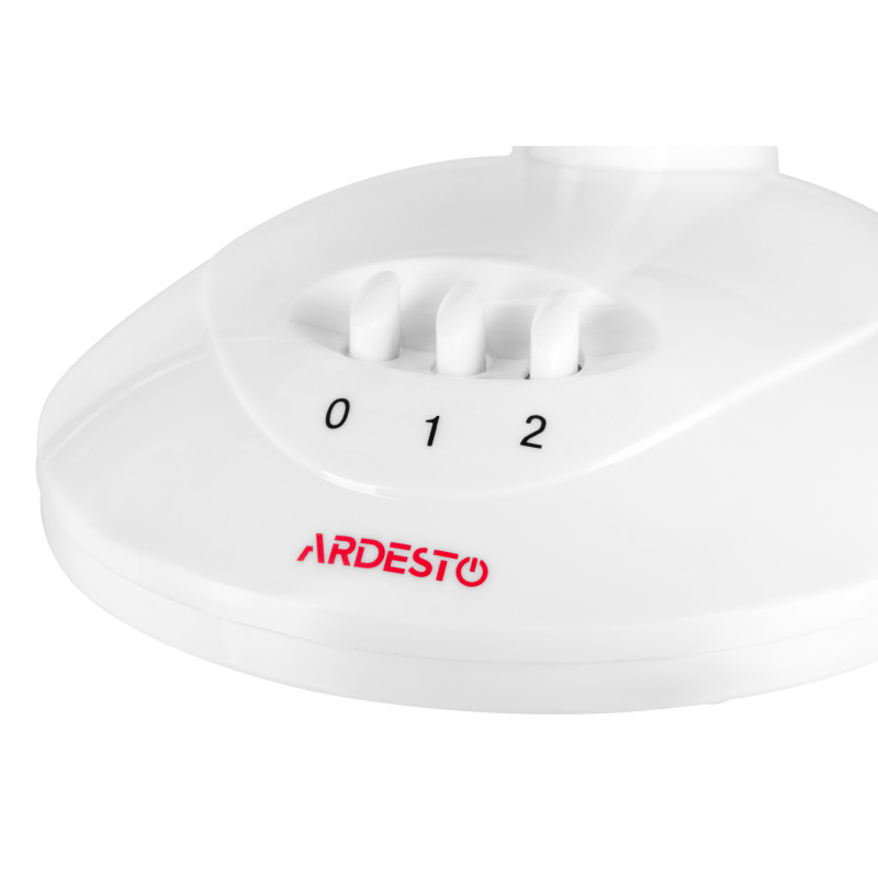 ARDESTO Вентилятор настільний FT-23A, 23 см, 2 швидкості, білий (FT-23A)