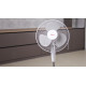 ARDESTO Вентилятор підлоговий, 40см, 45Вт, опора хрестовина, білий (FN-1608CW)