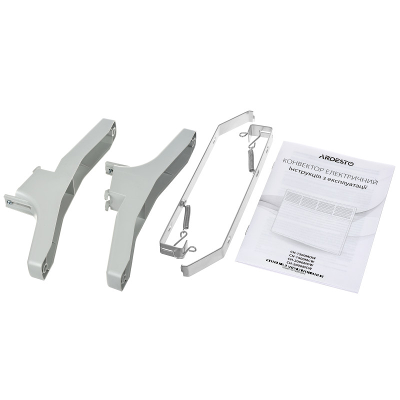 ARDESTO Конвектор, 15м2, 1500Вт, мех. упр-ння, закр. нагрів. елемент, IP24, білий (CH-1500MCW)