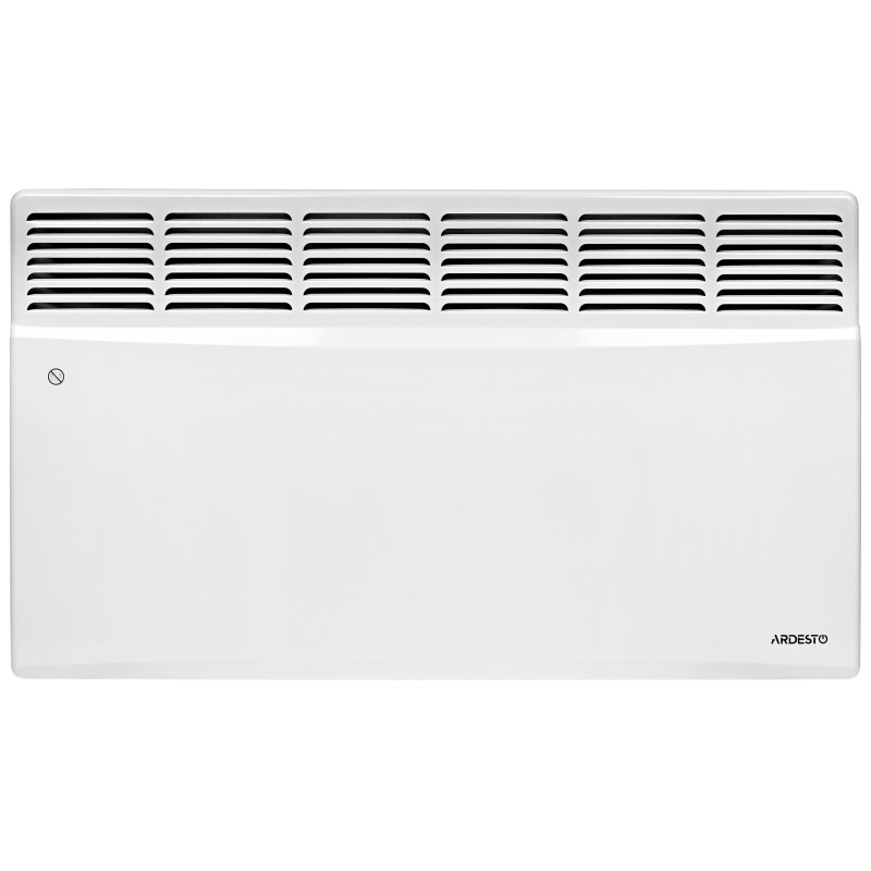 ARDESTO Конвектор, 20м2, 2000Вт, електр. упр-ння, закр. нагрів. елемент, дисплей, програматор, IP24, білий (CH-2000ECW)