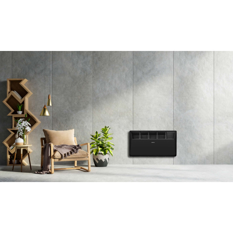 ARDESTO Конвектор, 20м2, 2000Вт, мех. упр-ння, відкритий нагрів. елемент, сушка, чорний (CHB-2000MBD)