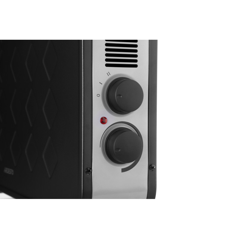 ARDESTO Конвектор, 20м2, 2000Вт, мех. упр-ння, відкритий нагрів. елемент, чорний (CHH-2000MBR)