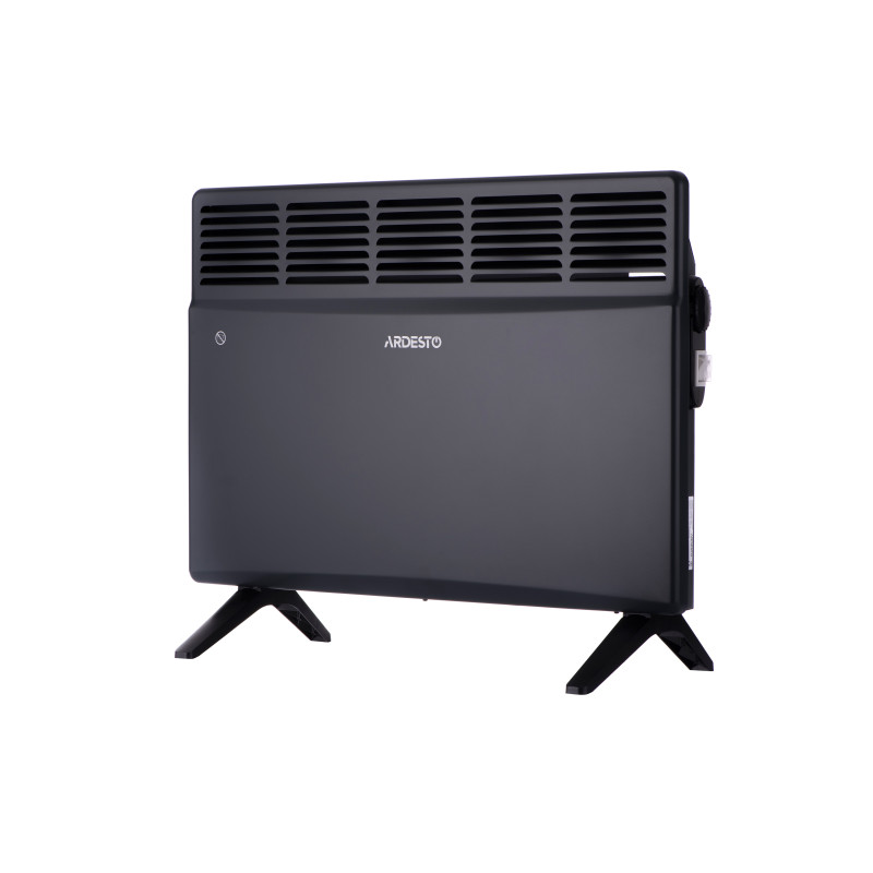 ARDESTO Конвектор електричний CH-1500MCA, 1500 Вт, 15 м2, закритий нагрів. елемент, IP24, мех. керування, антрацит матовий (CH-1500MCA)