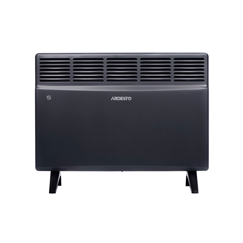 ARDESTO Конвектор електричний CH-1500MCA, 1500 Вт, 15 м2, закритий нагрів. елемент, IP24, мех. керування, антрацит матовий (CH-1500MCA)