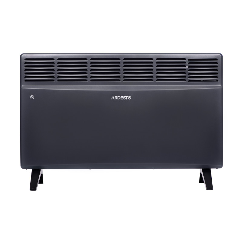 ARDESTO Конвектор електричний CH-2000MCA, 2000 Вт, 20 м2, закритий нагрів. елемент, IP24, мех. керування, антрацит матовий (CH-2000MCA)