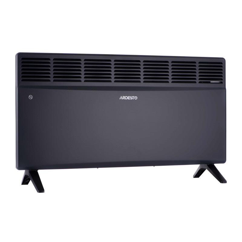 ARDESTO Конвектор електричний CH-2500MCA, 2500 Вт, 25 м2, закритий нагрів. елемент, IP24, мех. керування, антрацит матовий (CH-2500MCA)