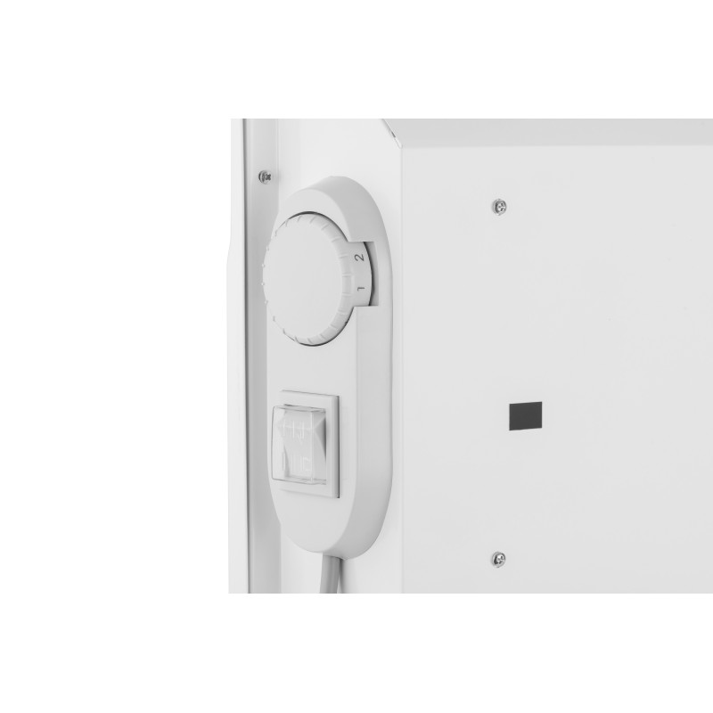 ARDESTO Конвектор електричний CH-2500MCW, 2500 Вт, 25 м2, закритий нагрів. елемент, IP24, мех. керування, білий (CH-2500MCW)