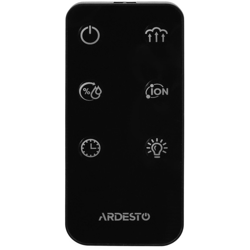 ARDESTO Зволожувач повітря ультразвуковий, 30м2, 6.5л, 300мл/г, електр. кер-ння, пульт ДК, верх. залив води, дисплей, білий (USH-H-65W)