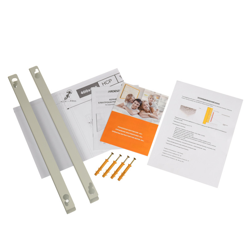 ARDESTO Керамічна панель, 20м2, 1000Вт, електр. упр-ння, 120 х 60см, терморегулятор, бежевий (HCP-1000RBG)