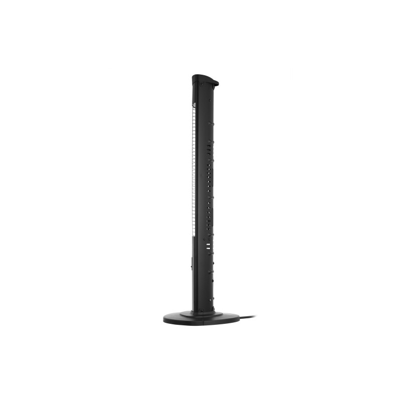 ARDESTO Обігрівач інфрачервоний карбоновий, 20м2, 2000Вт, електр. упр-ння, колонного типа, пульт ДК, чорний (IHS-2000T)