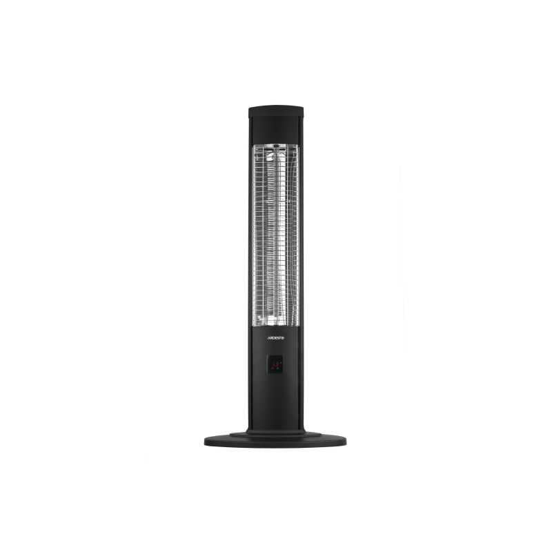 ARDESTO Обігрівач інфрачервоний карбоновий, 20м2, 2000Вт, електр. упр-ння, колонного типа, пульт ДК, чорний (IHS-2000T)