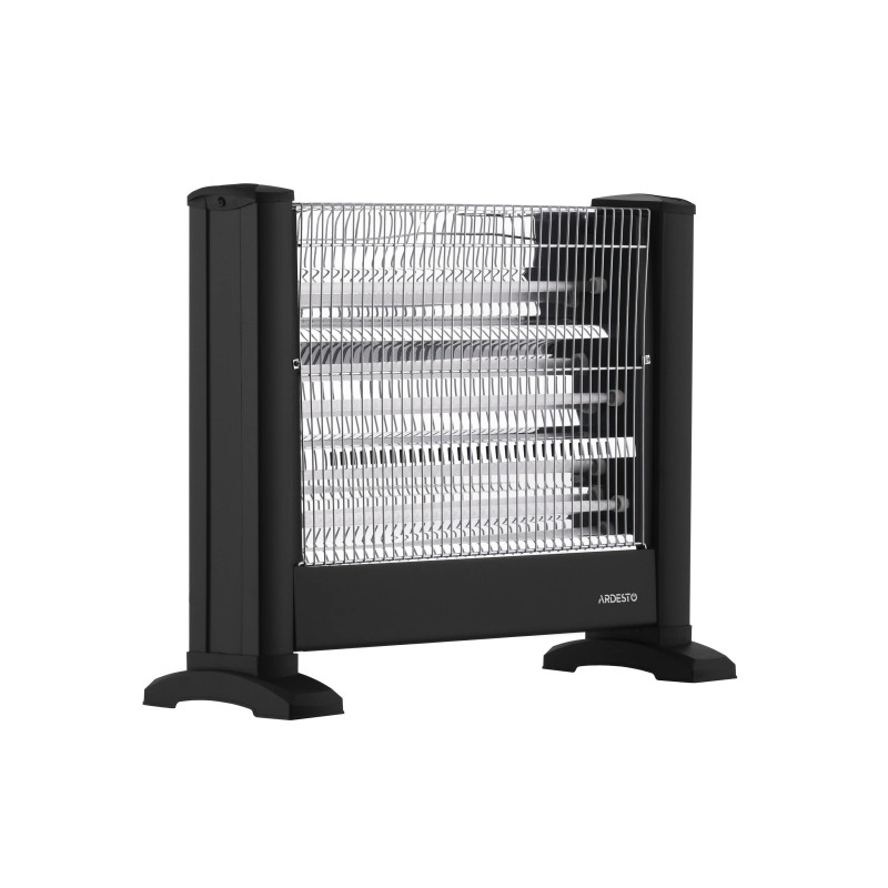 ARDESTO Обігрівач інфрачервоний кварцевий, 15м2, 1650Вт, мех. упр-ння, підлоговий, чорний (IHS-1650)