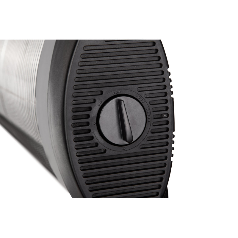 ARDESTO Обігрівач інфрачервоний кварцовий, 12м2, 2500Вт, мех. упр-ння, сірий/чорний (IH-2500-Q1S)