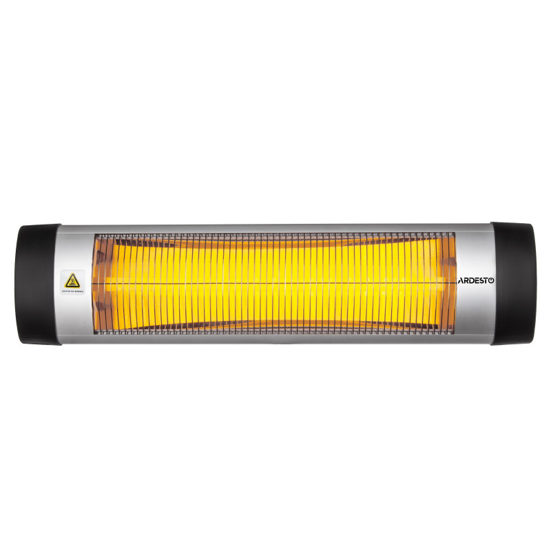 ARDESTO Обігрівач інфрачервоний кварцовий, 16м2, 3000Вт, мех. упр-ння, сірий/чорний (IH-3000-Q1S)