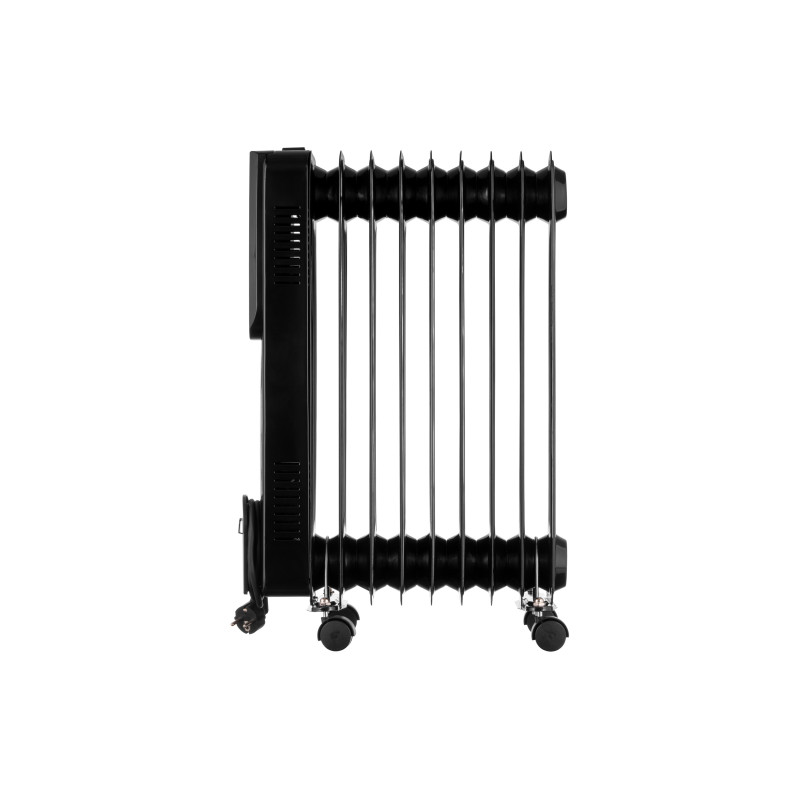 ARDESTO Обігрівач оливний, 20м2, 2000Вт, електр. упр-ння, 9 секцій, пульт ДК, чорний (OFH-E09X2)