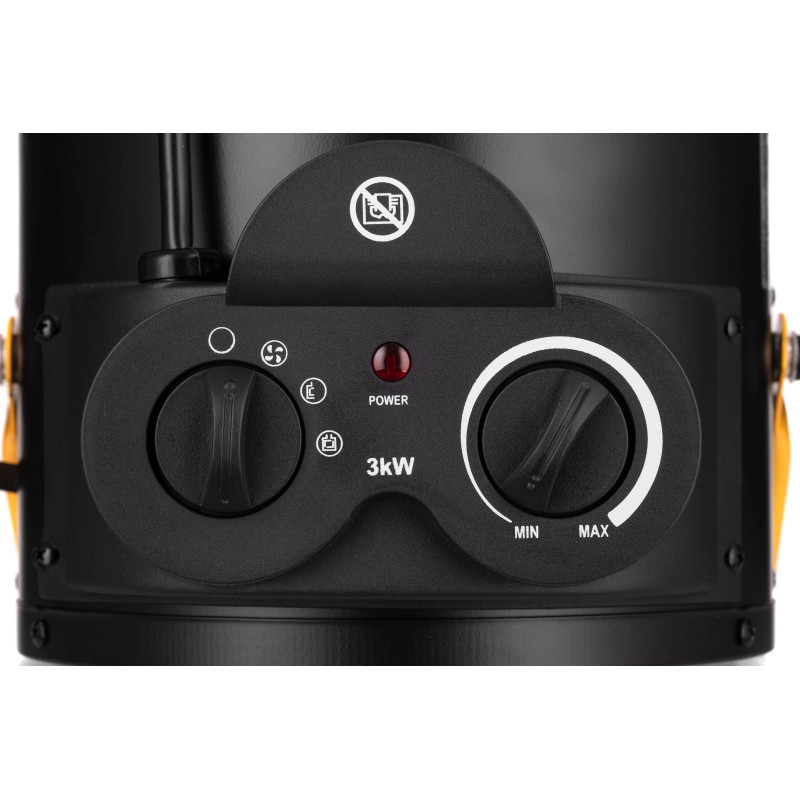 ARDESTO Теплова гармата, 30м2, 3000Вт, мех. упр-ння, 340 м3г, керам. нагрів. елемент, чорний (IFH-03B)