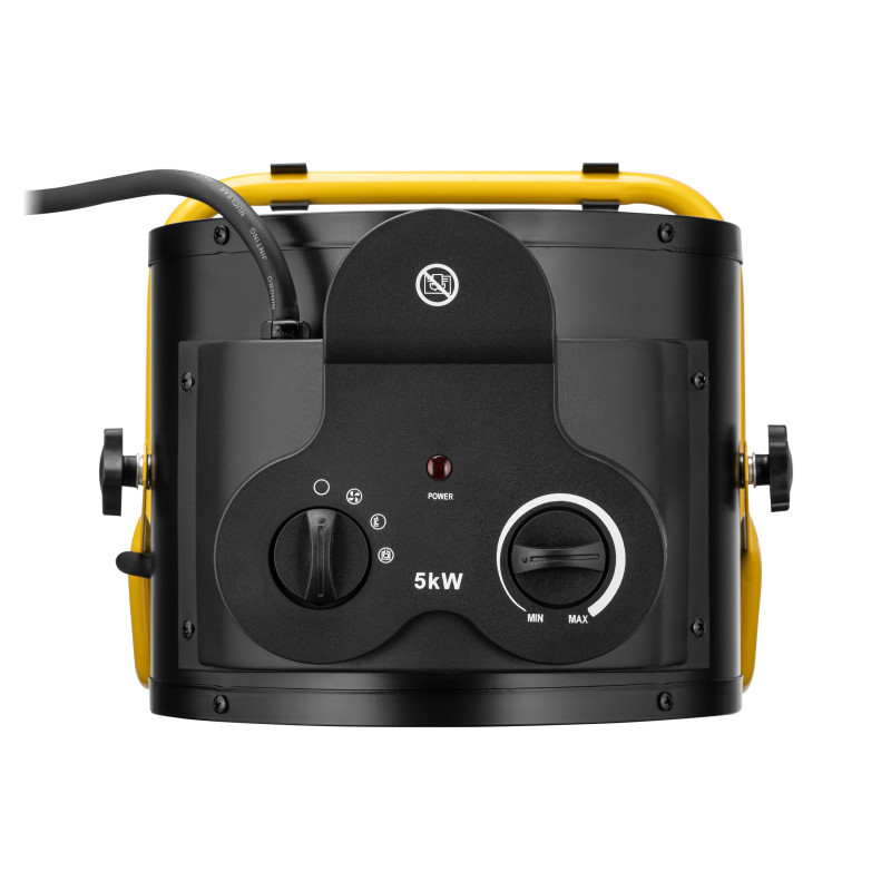 ARDESTO Теплова гармата електрична IFH-05B 5 кВт, 50 м2, 470 м3/г, керамічний. нагрів. елемент, IP20, мех. керування (IFH-05B)